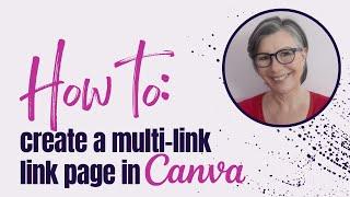 How to create a multi-link link page in Canva