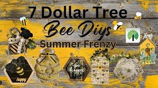 7 EASY Dollar Tree Bee DIYs/ Summer DIYs/ EASY Bee Decor/