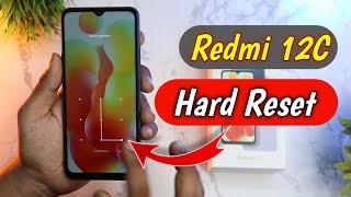 Redmi 12C hard reset | How to Unlock Pattern | Screen Lock