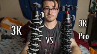 Joby GorillaPod 3k vs 3k Pro | A Comparison Tech Review