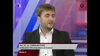 dr. Tomislav Ćorić o tzv. poreznoj reformi - Studio 4 HTV-a | HDZ 2014