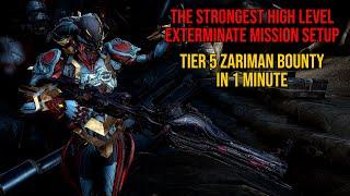 The Best High Level Exterminate Mission Setup In Warframe (Mirage Prime/Kuva Ogris)