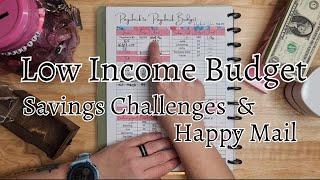 I Spent Too Much! • Low Income Budgeter • Savings Challenges & Happy Mail