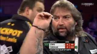 2015 Grand Slam of Darts Group C - Lewis vs Fordham pt2