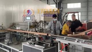 YDF-60 Two head Spiral Cardboard Paper Tube Core Making Machine