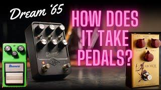 How does the Dream 65 take pedals ?