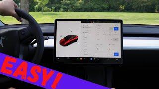 How to install Tesla Screen Protector Step by Step