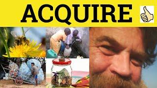  Acquire Acquisition Acquisitive - Acquire Meaning - Acquisition Examples - Acquisitive - GRE 3500