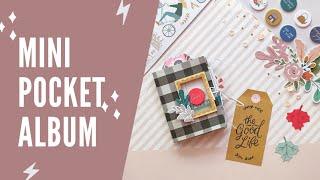 Mini pocket album | Diy Pocket life card | Hipkitclub | Sameera Abdurahman