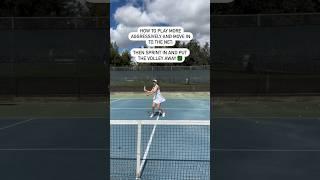 Aggressive way to attack on court #tennis #tennispro #tennistips #tennisturoril #tennismodel