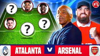 Starting XI Live | Atalanta vs Arsenal | Champions League