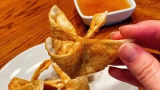 Easy Cream Cheese Wonton Tutorial