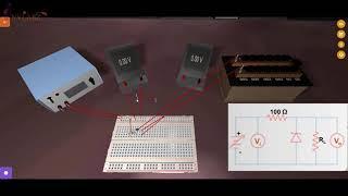 Zener Diode as Voltage Regulator - Load Regulation Experiment - Virtual Lab - INVLABZ