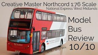 Creative Master Northcord 1/76 Scale National Express Enviro400 (UKBUS 6018) Model Bus Review