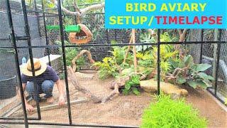 AVIARY.02-Cách làm Aviary ngoài trời Đẹp/How to make a Aviary/Exotic Birds/Timelapse/TungLam Garden