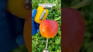 How to make an apple disappear in less than 1 sec 