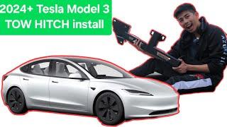 Installing a Tow Hitch on My 2024 Tesla Model 3 | Torklift EcoHitch Install