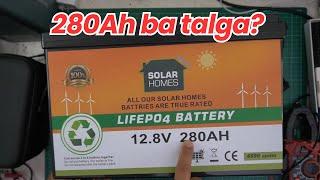 SolarHomes 12.8v 280Ah LiFePO4 Battery Testing Review