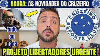 AGITOU AGORA! INFORMAÇÃO ACABA DE CHEGAR! CRUZEIRO NOTÍCIAS! ÚLTIMAS NOTÍCIAS DO CRUZEIRO