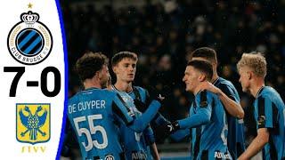 Club Brugge vs STVV (7-0) All Goals and Extended Highlights