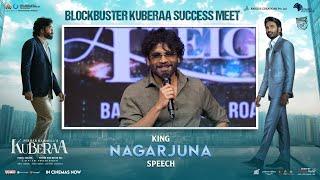 King Nagarjuna Speech @ BLOCKBUSTER KUBERAA Success Meet | Dhanush, Rashmika | DSP | Sekhar Kammula