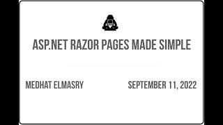 ASP.NET Razor Pages Made Simple