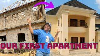 Building Our First House/Mansion in Nigeria || Lets go see the apartments together