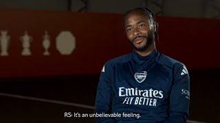 Welcome to the Arsenal Raheem Sterling 󠁧󠁢󠁥󠁮󠁧󠁿 :-Raheem Sterling  Interview