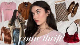 come thrifting with me - first thrift of 2025!!!!! + try on haul