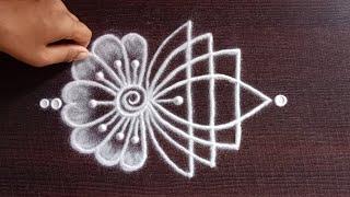 daily use rangoli | rangoli | rangoli design | muggulu | freehand rangoli | rangoli kolam | रांगोळी