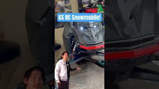 6S Remote Control RC Snowmobile! #rc #diy #memes #winter #snowmobile