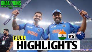 India vs New Zealand ICC Champions Trophy 2025 Final Match Highlights | IND Vs NZ Highlights