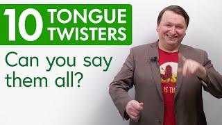 10 ENGLISH TONGUE TWISTERS to improve your speaking skills