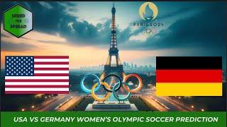 USA vs Germany Prediction  | Women's Olympic Soccer Semifinals