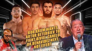 ️ Bob Arum Wants Artur Beterbiev To Fight Bivol, Canelo Or Benavidez Next️