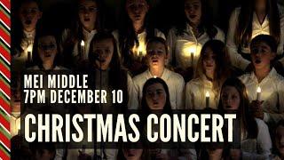 MEI Studios Special Events Middle School Christmas Concert 2019 7 pm evening show