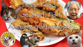 [Hong Kong Recipe]  Deep Fried Stuffed Fish  | Traditional !  Amazing craftsmanship!   Wow!