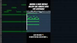 HOW TO MAKE DARK CUBEATZ SAMPLES FOR SOUTHSIDE #808mafia #flstudio