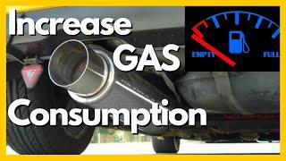 Why Muffler increases gas consumption