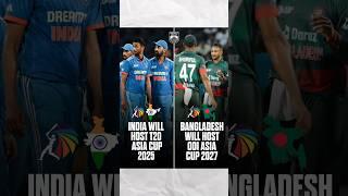 Asia Cup 2025 host india #shorts | india to host men's asia cup 2025