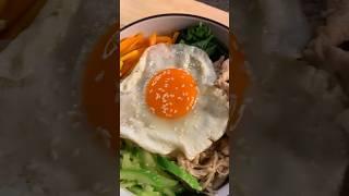 Resep Diet Enak : Korean Bibimbap (Nasi Campur Ala Korea)  #bibimbap #koreanfood #ytshorts