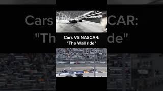 Cars VS NASCAR: “The Wall Ride” | #cars1 #mcqueen #nascar #viral