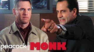 Adrian Interrogates a Suspect With OCD | Monk