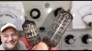 AVO VCM 163 Tube Tester EAA91 EZ80 dual diode explained and tested