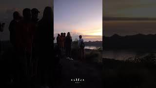 Catching the sunrise from Mount Batur #Bali #MountBatur #Hiking #Travel