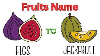 Fruits Name | Fruits Name with Spelling | Fruits Name In English | Learning Videos For Kids (Part-2)
