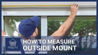 How to Measure Outside Mount | Niagara Falls Blinds