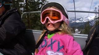 Young Girl Snowboarding Phenom: Bailey Duran - Age 4