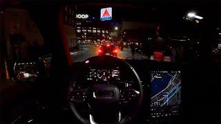 2025 GMC Sierra EV Denali - Boston City Night Drive Tour (POV Binaural Audio)