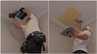 Hole in Drywall Repaired in Hours including Painting